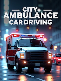 City Ambulance Car Driving