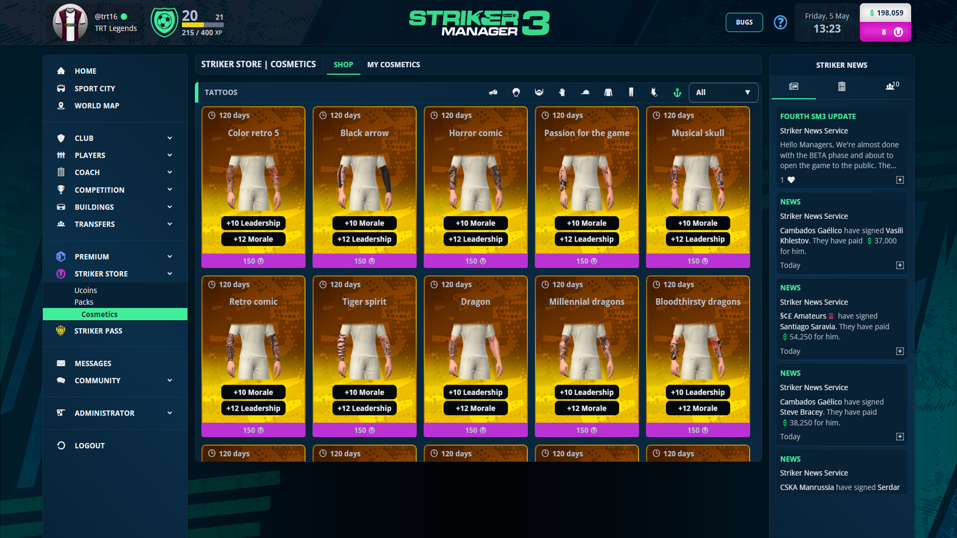 Striker Manager 3-1xi1g