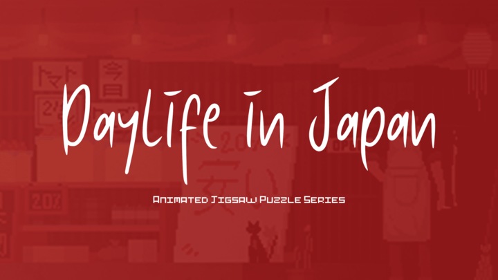 Daylife in Japan - Pixel Art Jigsaw Puzzle
