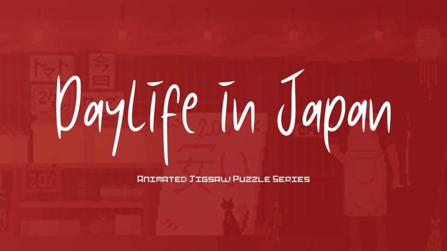 Daylife in Japan - Pixel Art Jigsaw Puzzle