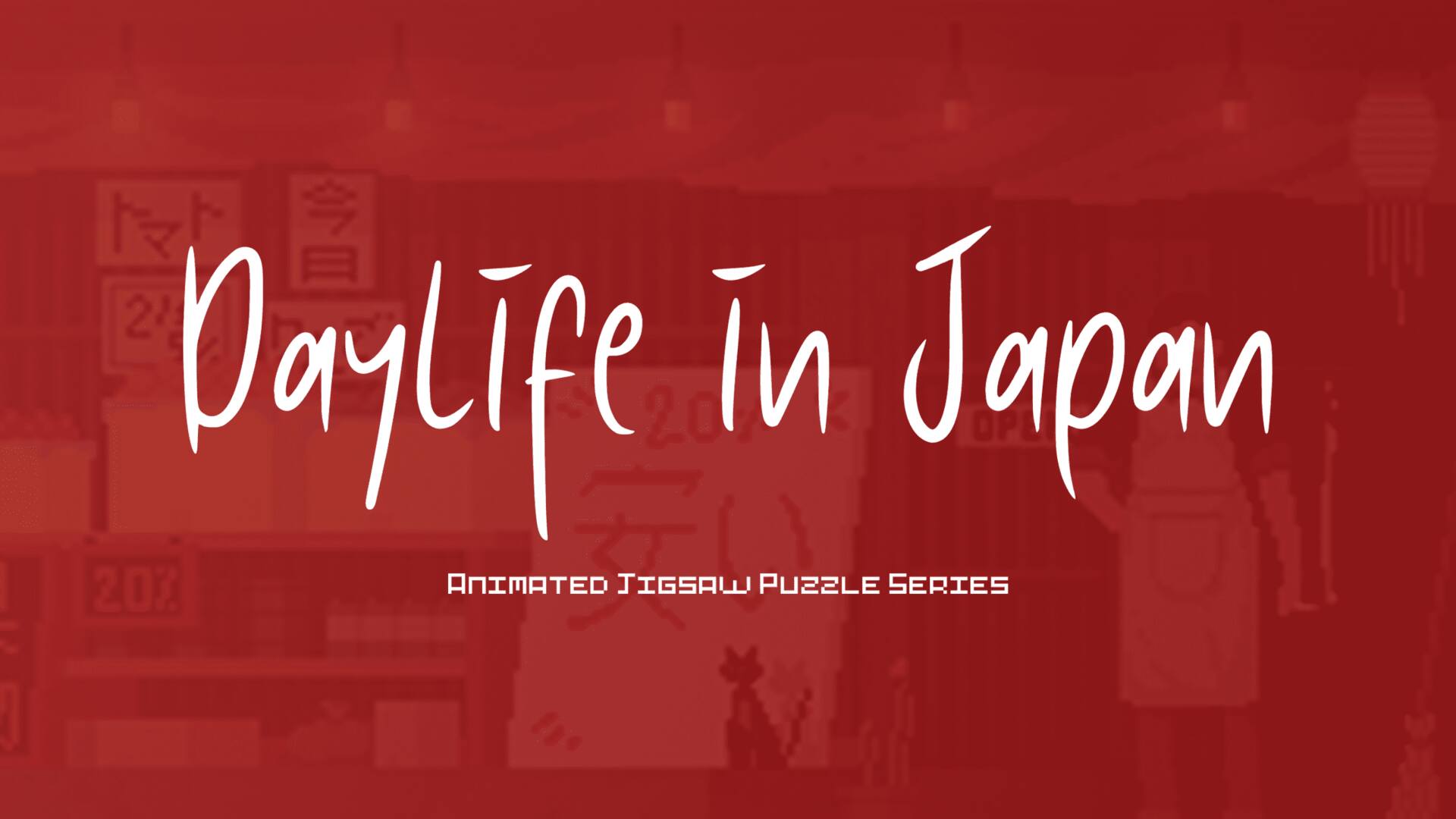 Daylife in Japan - Pixel Art Jigsaw Puzzle