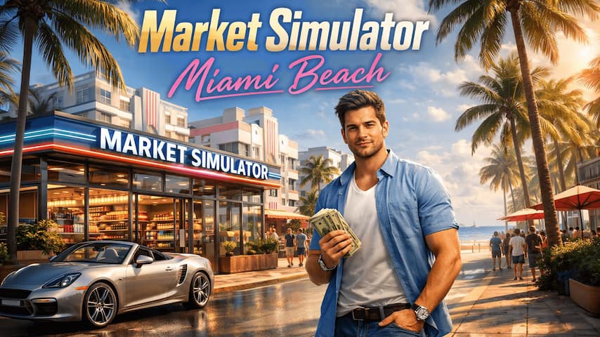 Market Simulator: Miami Beach PC game deal – 50% off