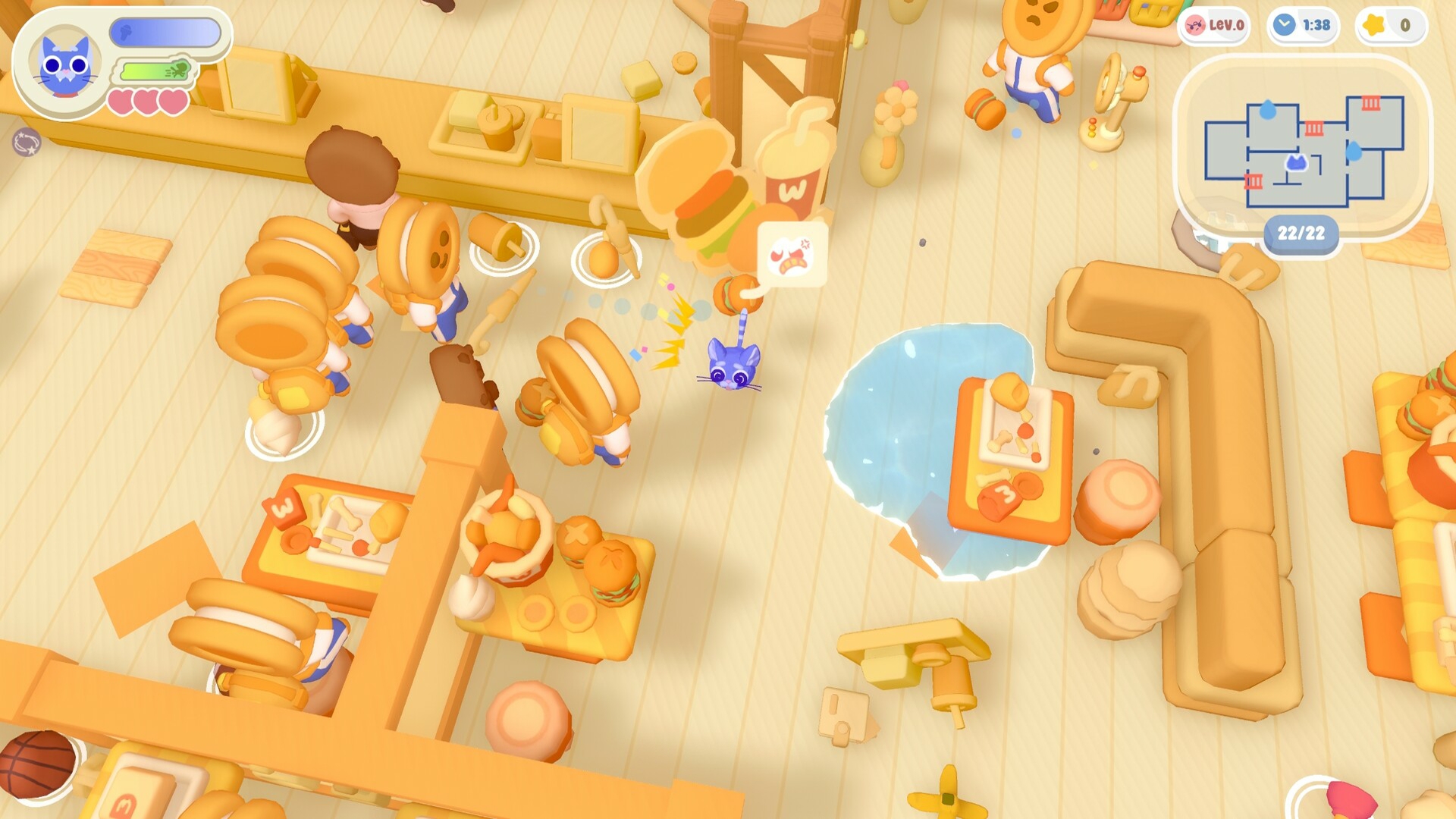 Messy Up-3t12w