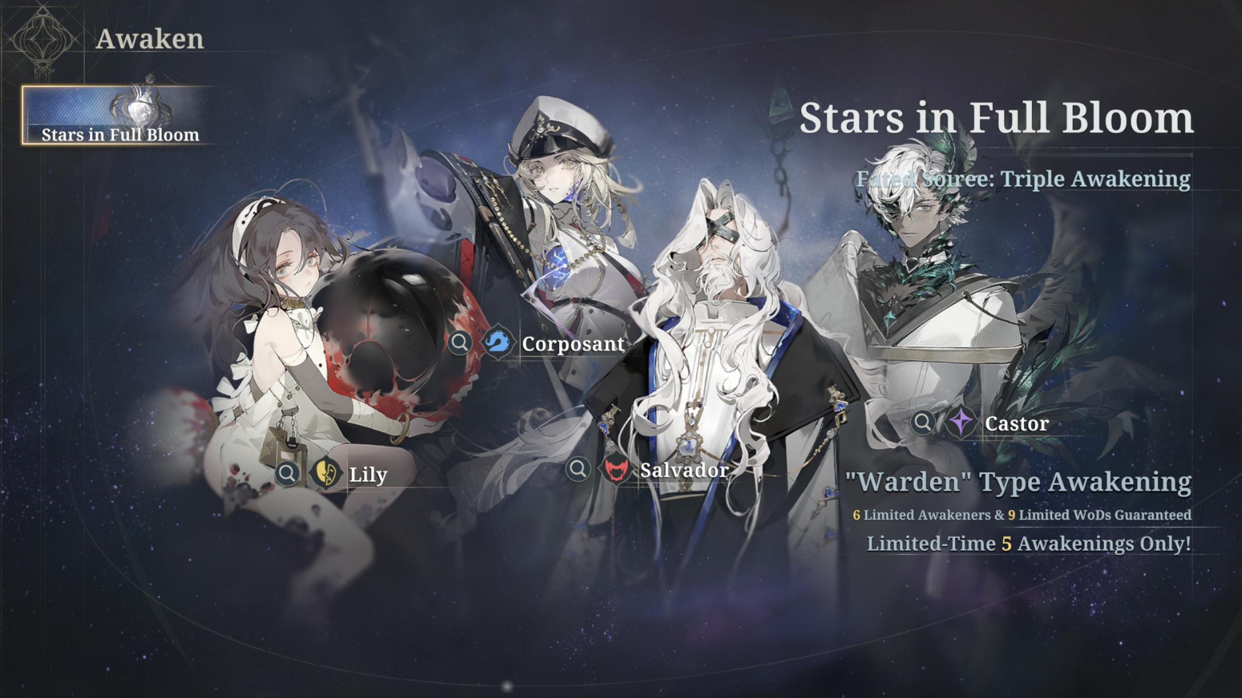 Stars in Full Bloom·Warden