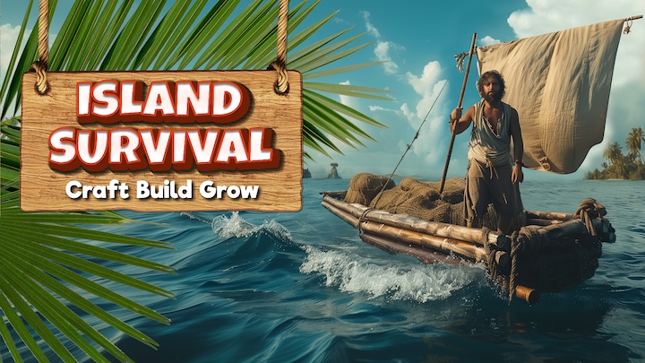 Island Survival: Craft, Build, Grow