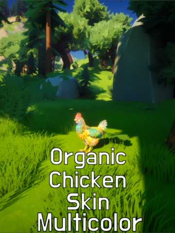 Organic Multicolor Chicken Skin