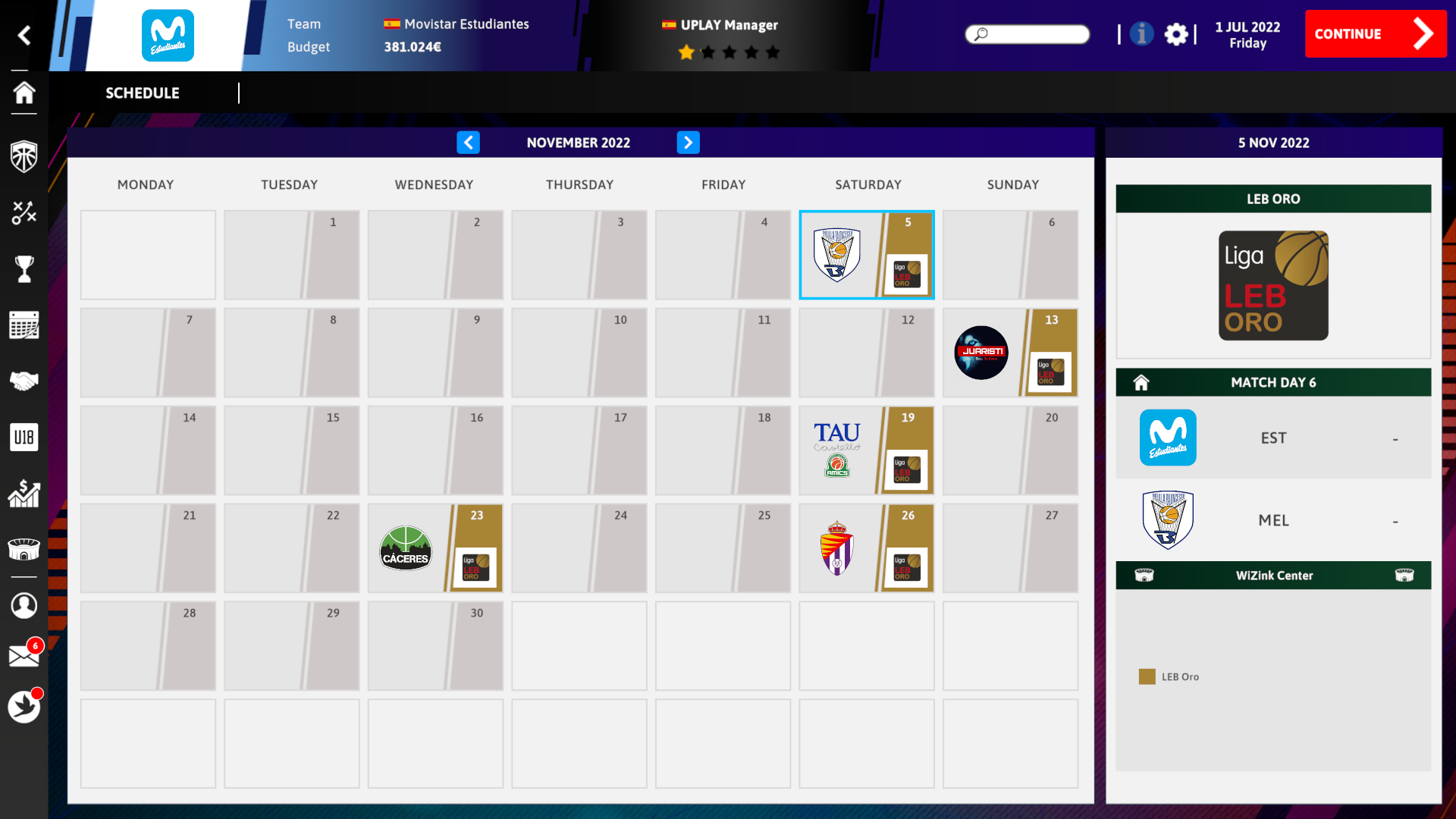 International Basketball Manager 23-17mlv