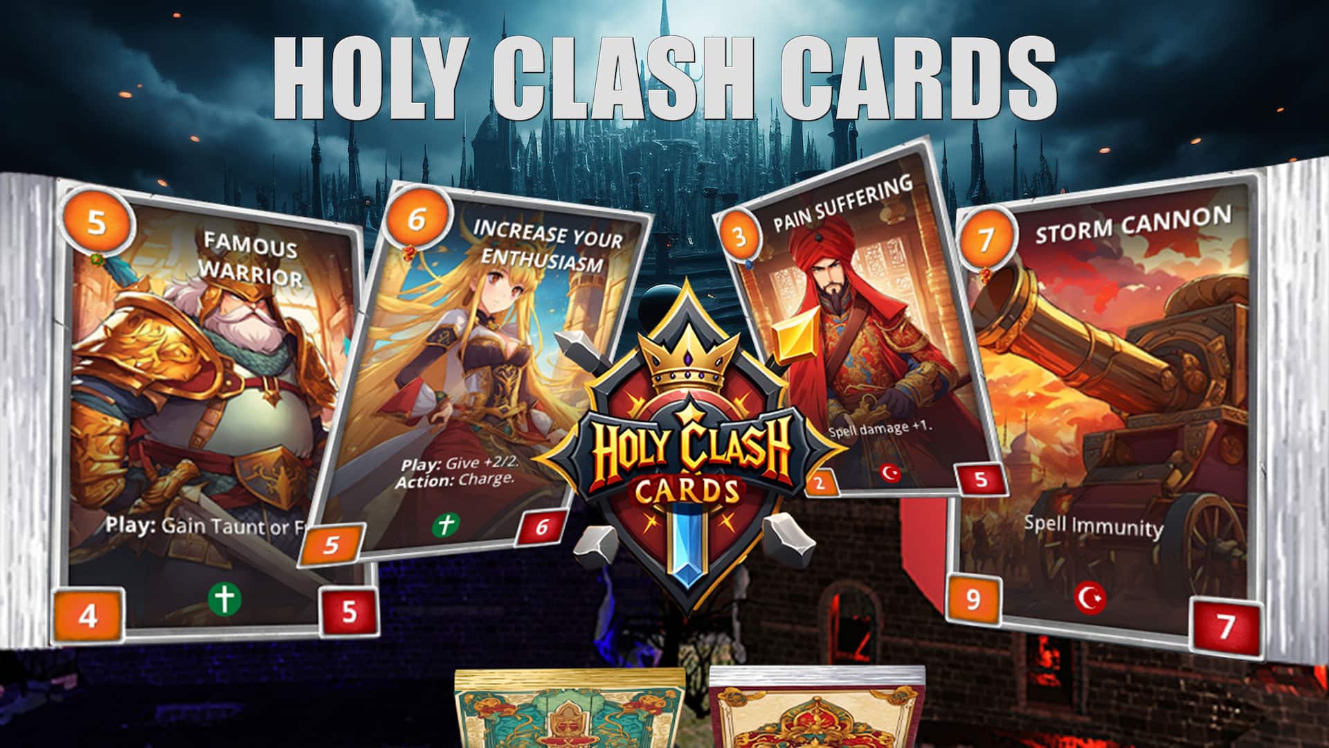 Holy Clash Cards