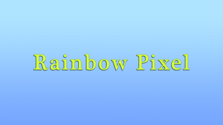 Rainbow Pixel - Color by Number