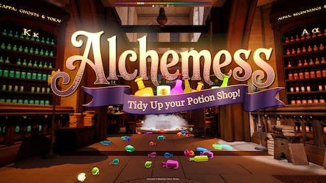 Купить дешево Alchemess. Tidy Up Your Potion Shop! Купить ключ дешево Alchemess. Tidy Up Your Potion Shop!