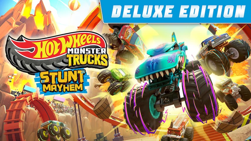 hot wheels monster trucks: stunt mayhem deluxe edition vertical card thumbnail