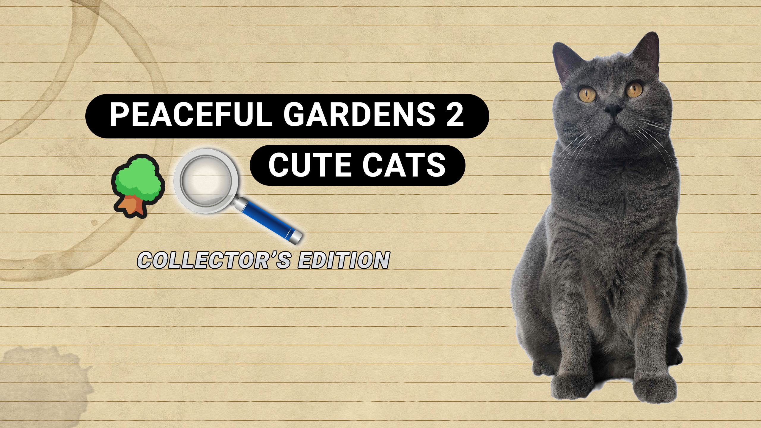 peaceful gardens 2: cute cats collector's edition vertical card thumbnail