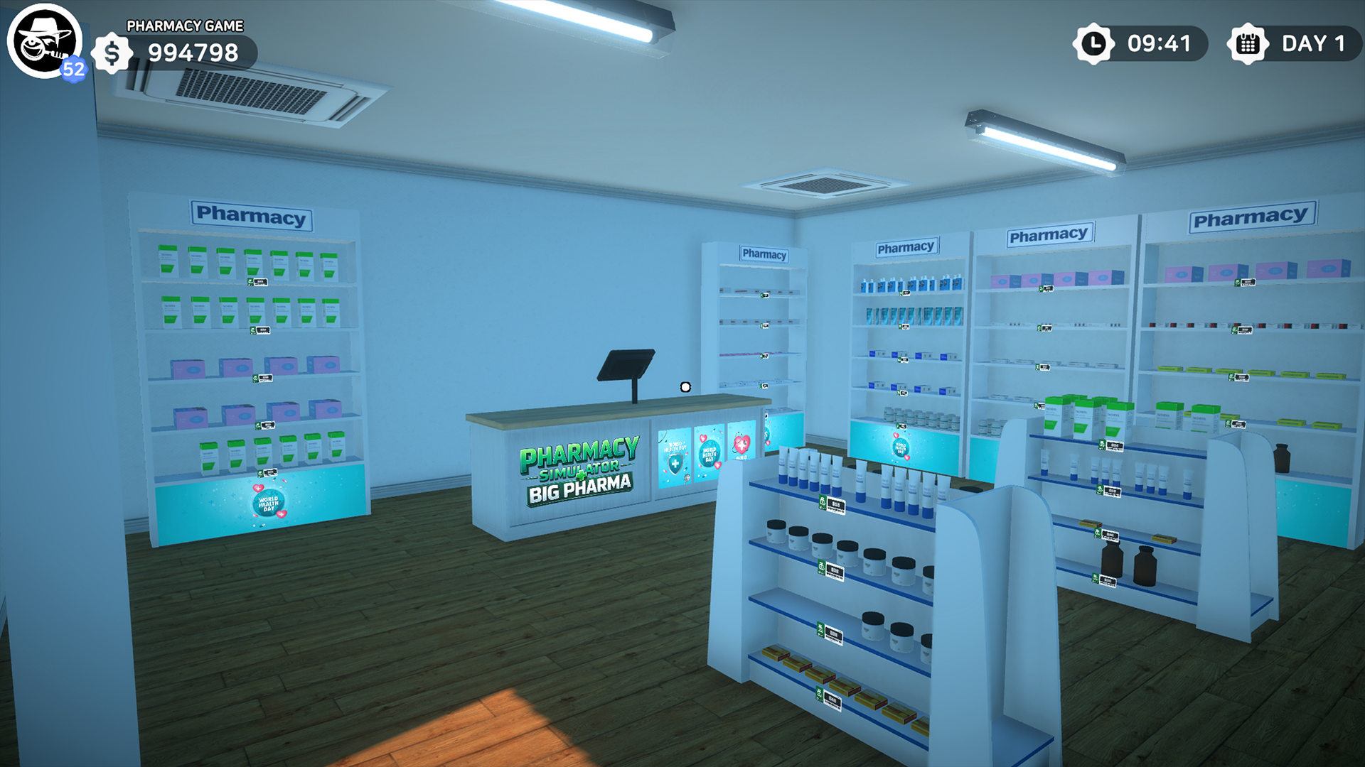 Pharmacy Simulator: Big Pharma-kibue
