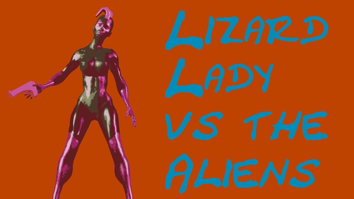 Lizard Lady vs the Aliens