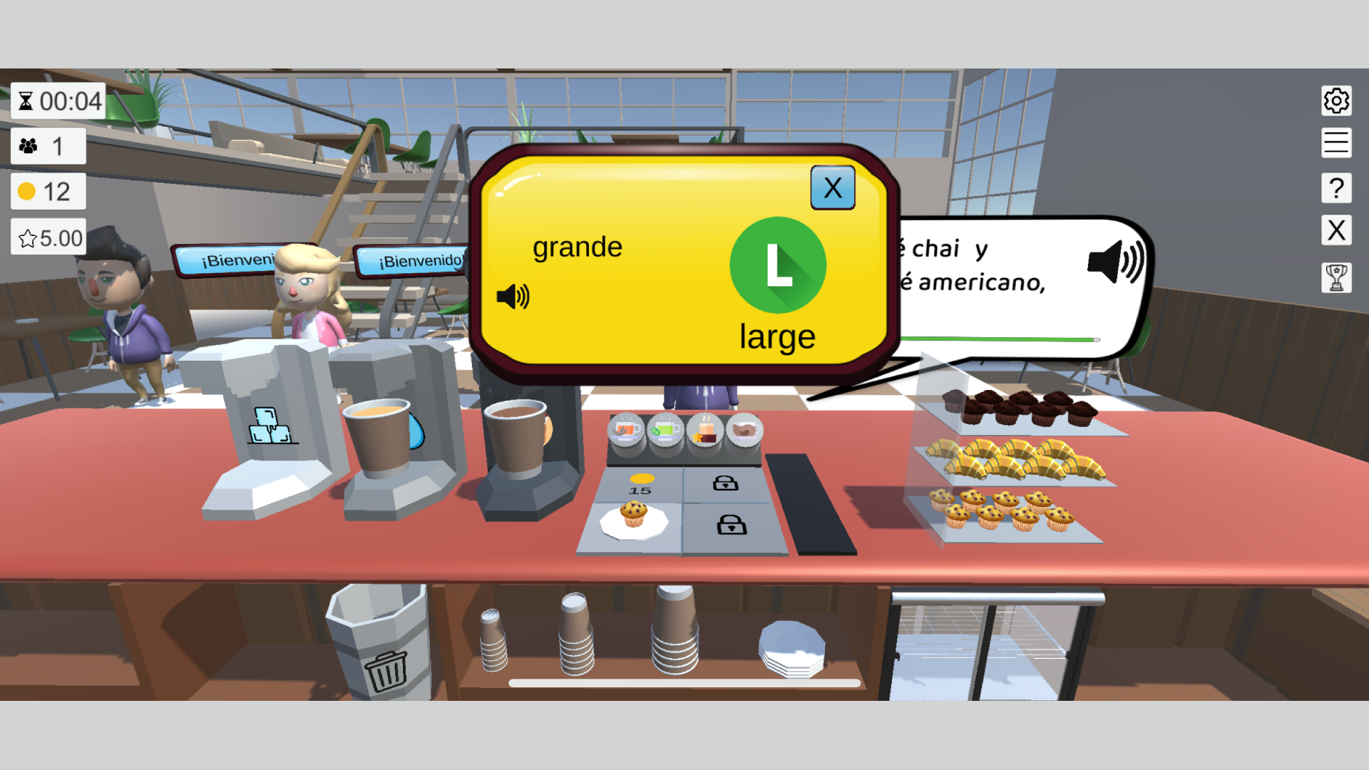 Lost Abroad Cafe - A Language Learning Management Sim-130qd