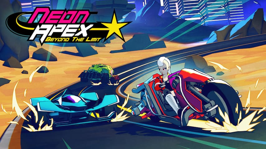 neon apex - beyond the limit vertical card thumbnail