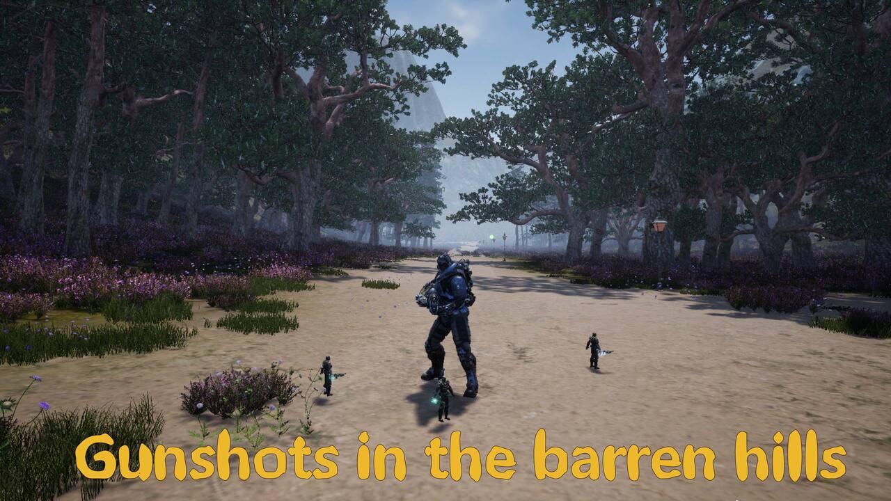 Gunshots in the barren hills PC gameplay screenshot 1 of 3