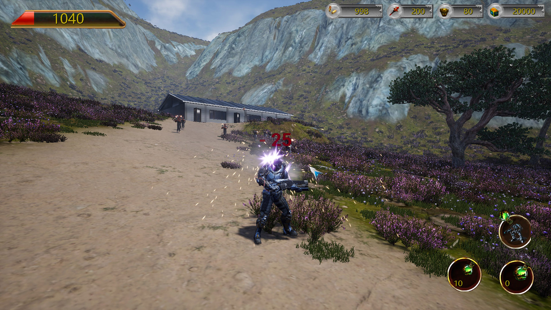 Gunshots in the barren hills-1f65m