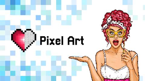 Pixel Art Coloring Book