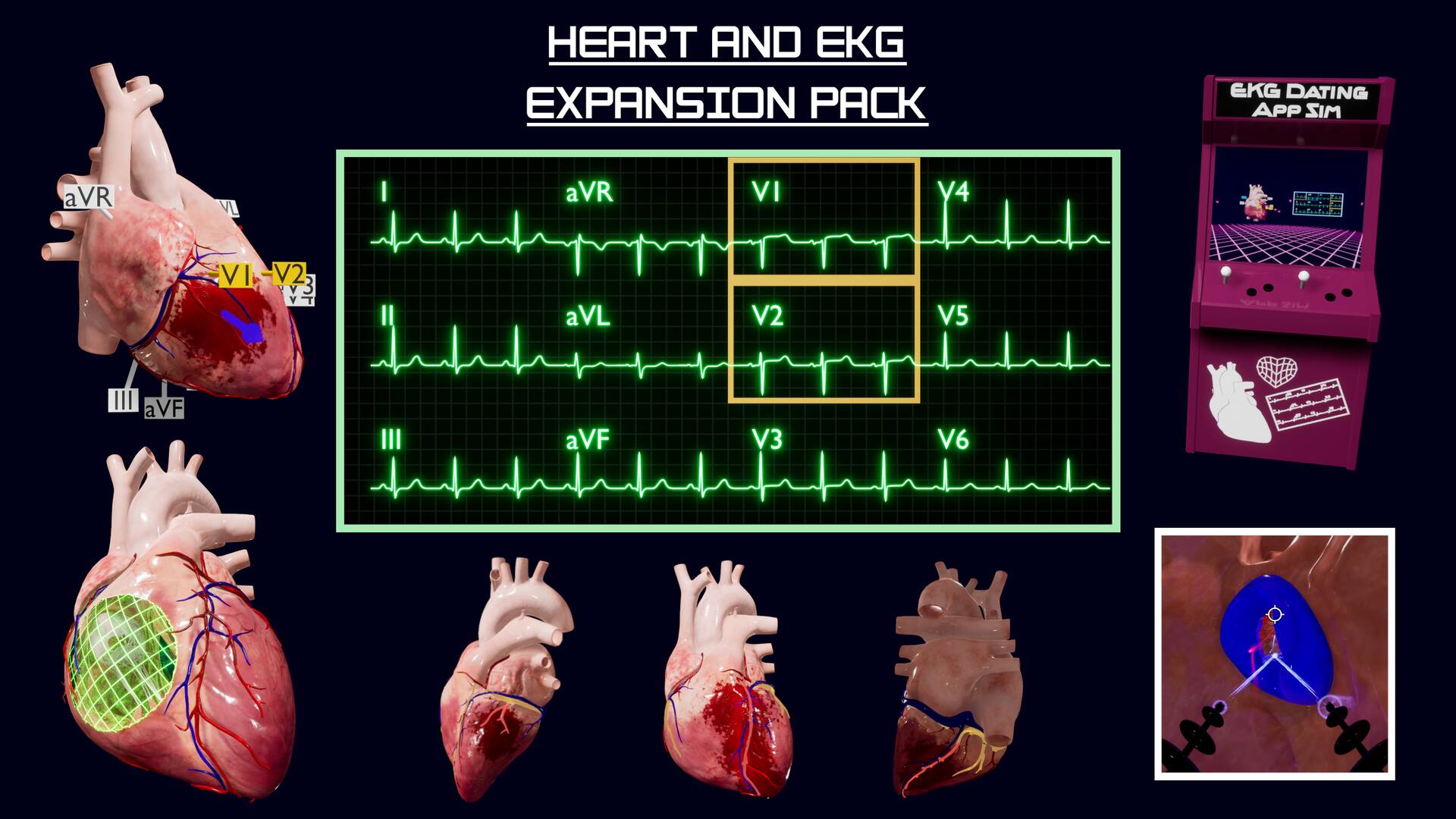 Heart and EKG Expansion Pack
