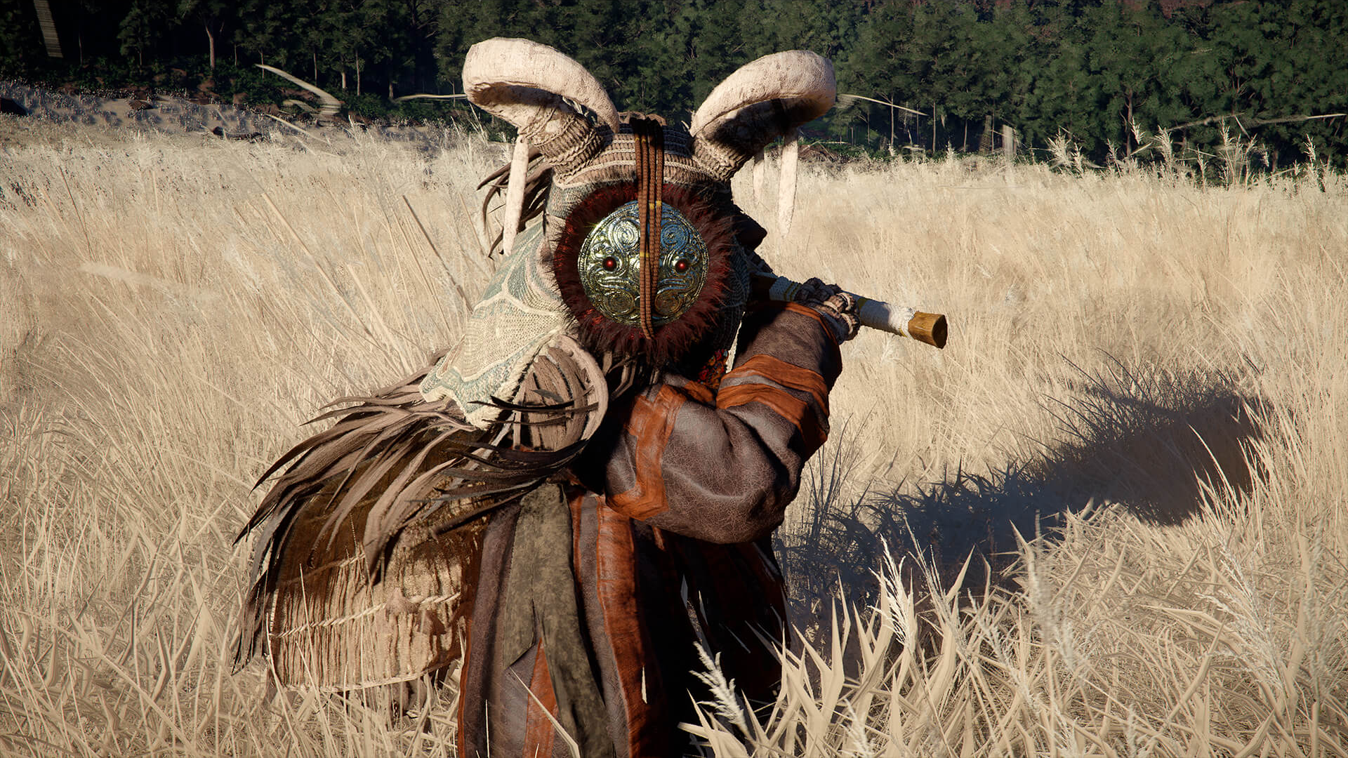 لقطة مركزة على أحد الشخصيات في Crimson Desert