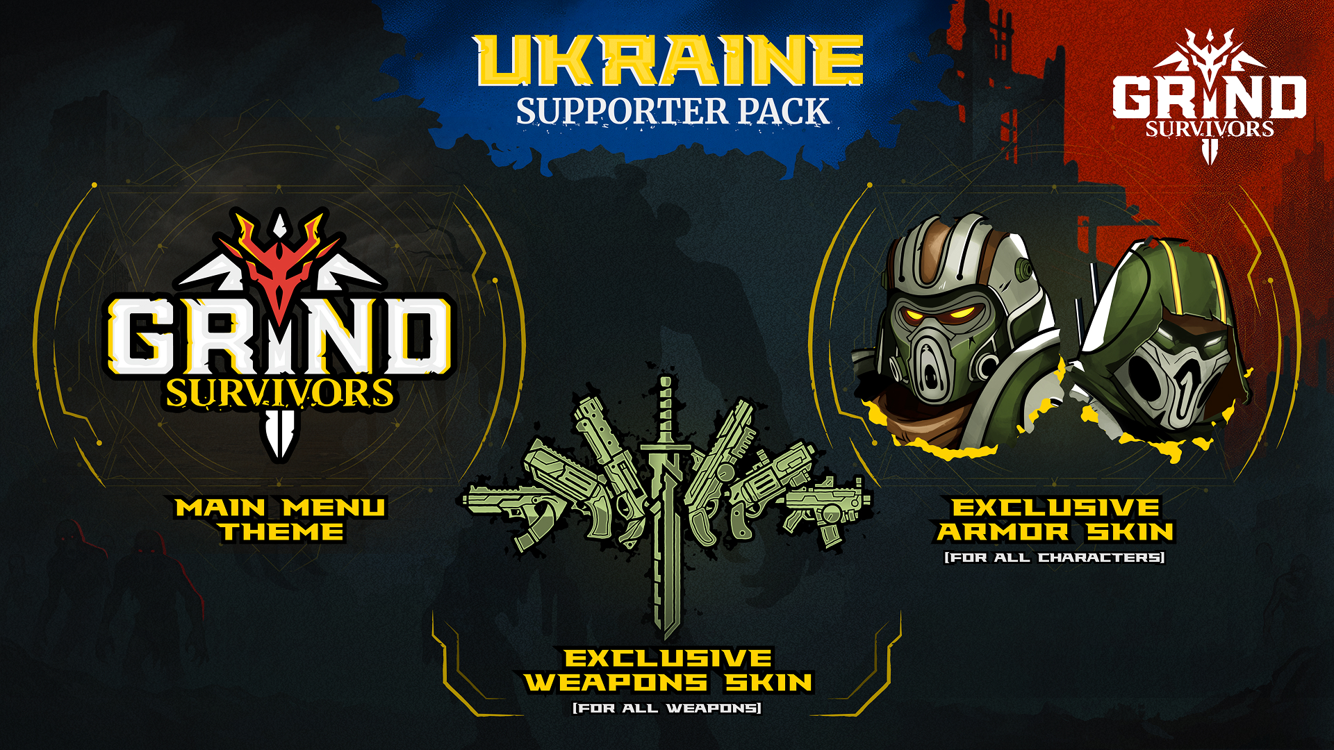Grind Survivors: Ukraine Supporter Pack - featuredMedia
