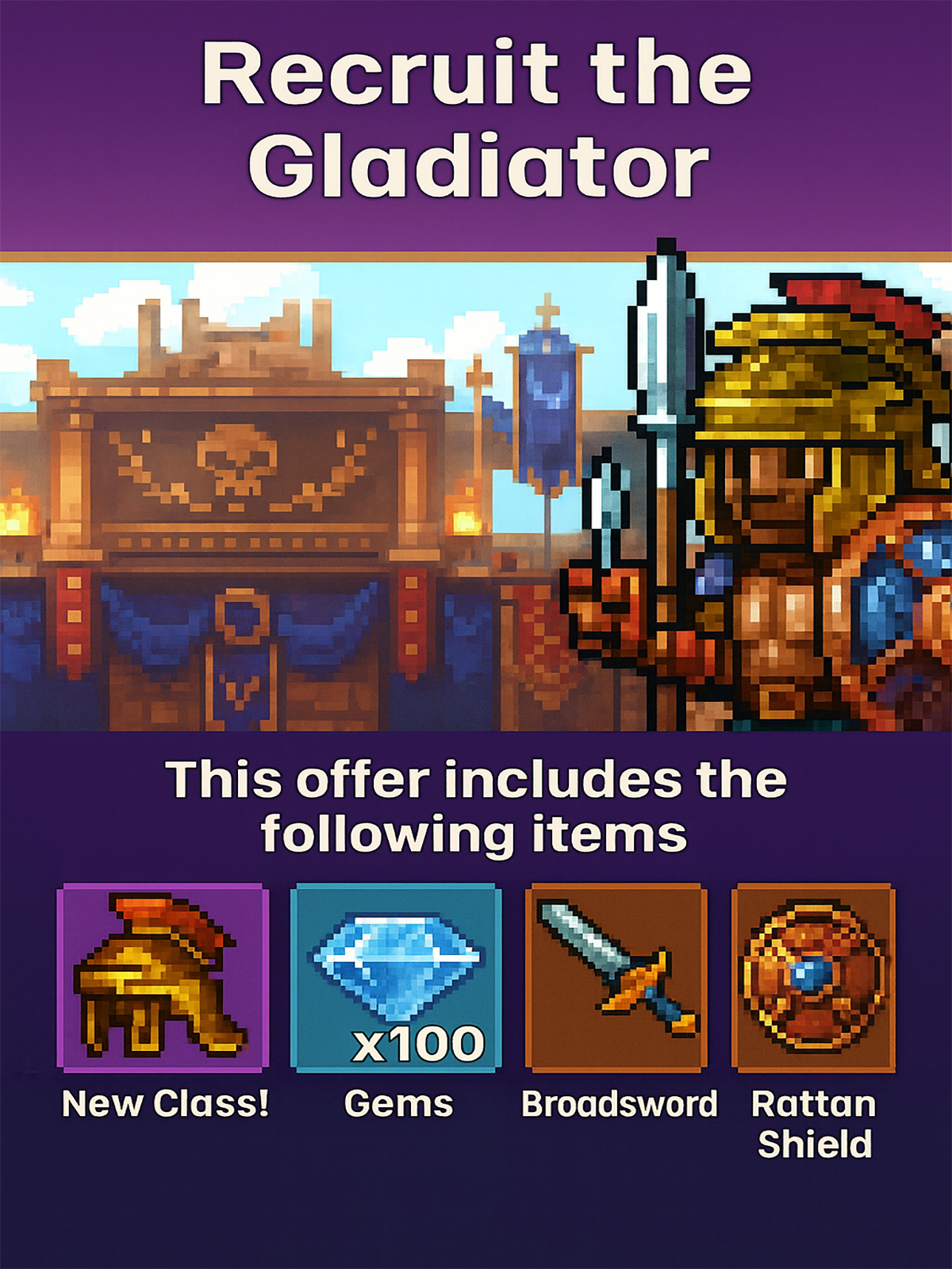 Recruit the Gladiator - OfferImageTall