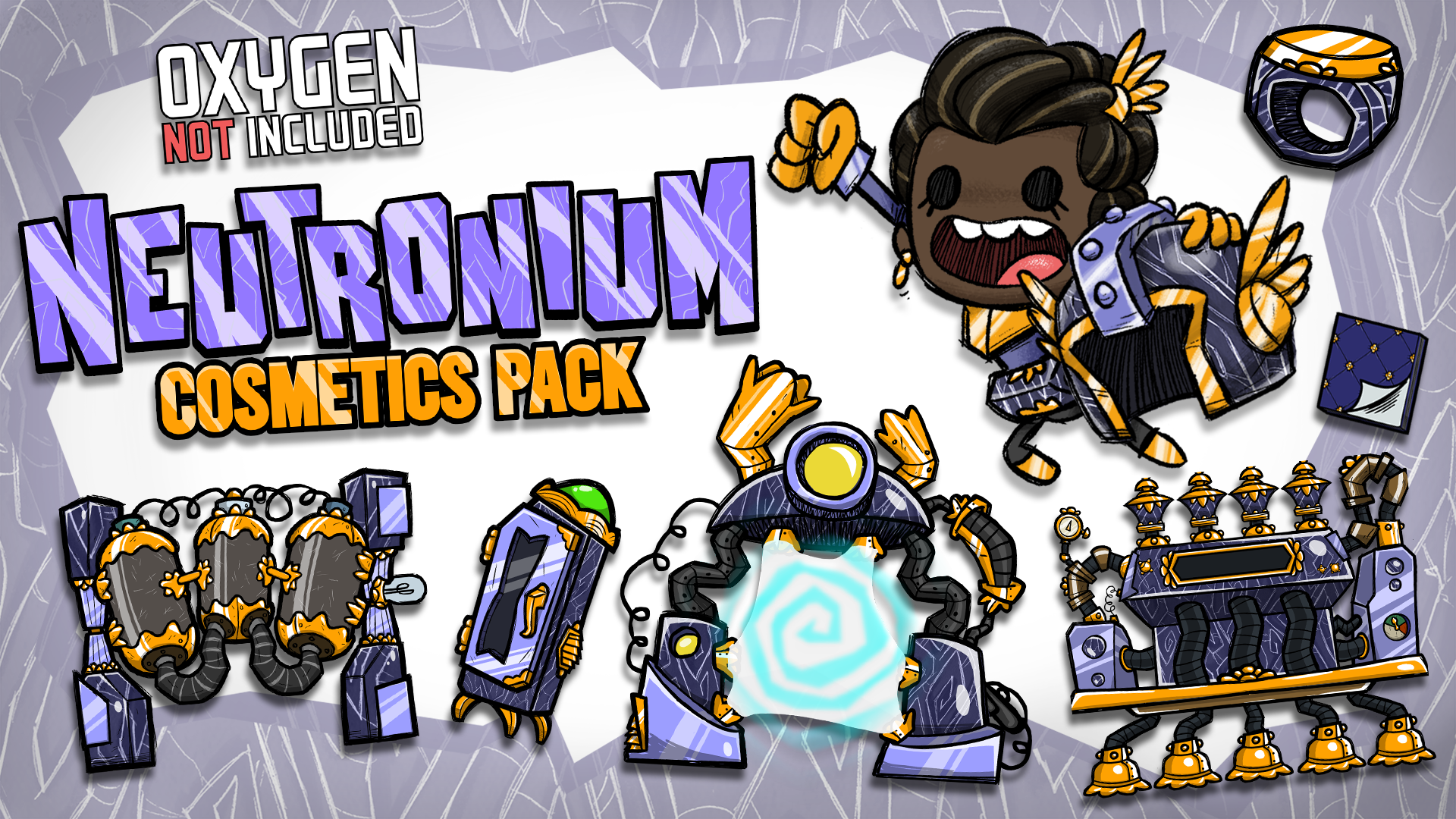 Oxygen Not Included: Neutronium Cosmetics Pack - featuredMedia