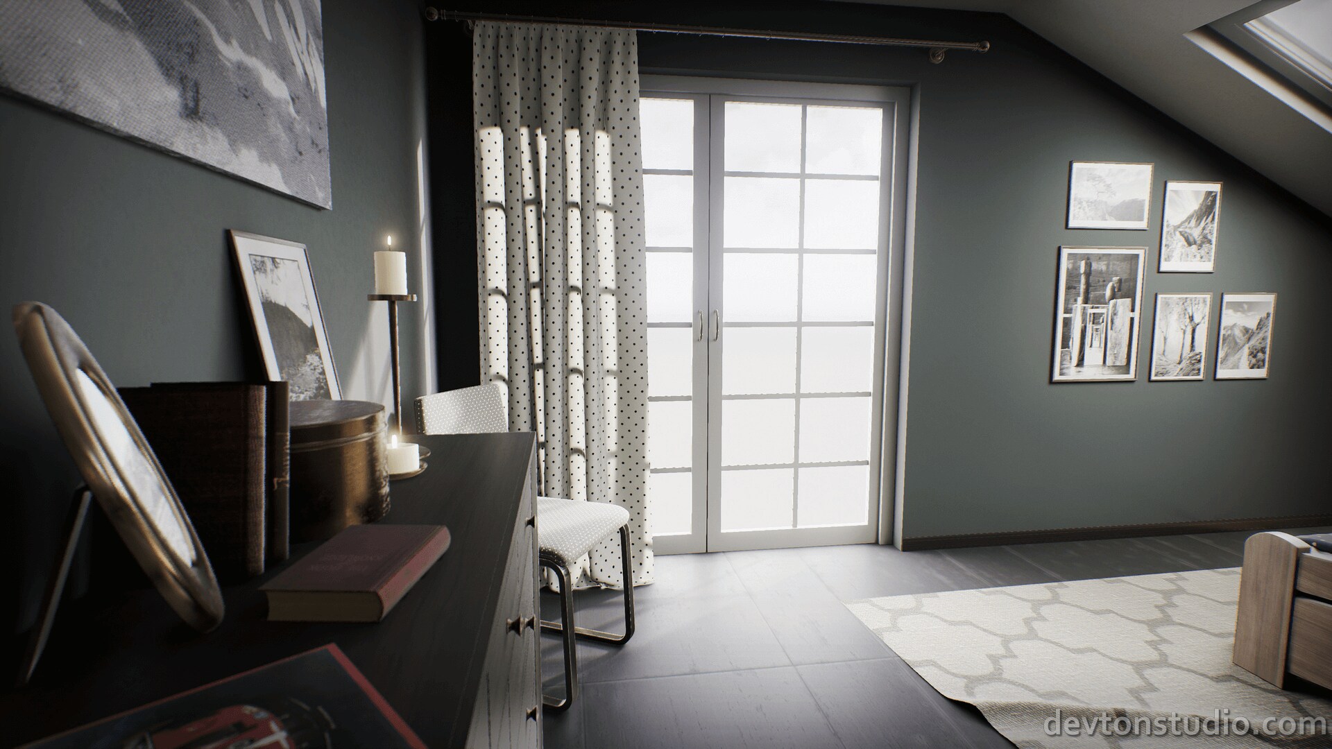 ARCHVIZ Bedroom in Architectural Visualization UE Marketplace