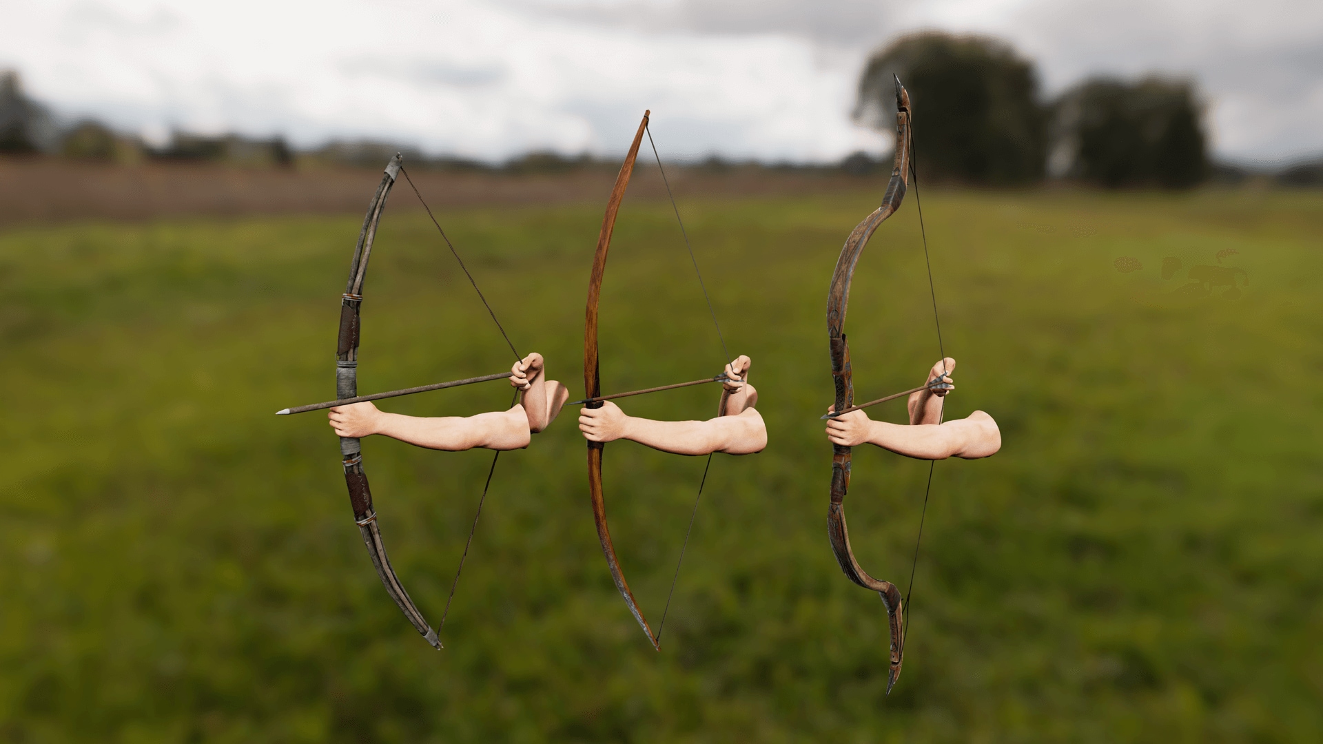 Animated Medieval Bows