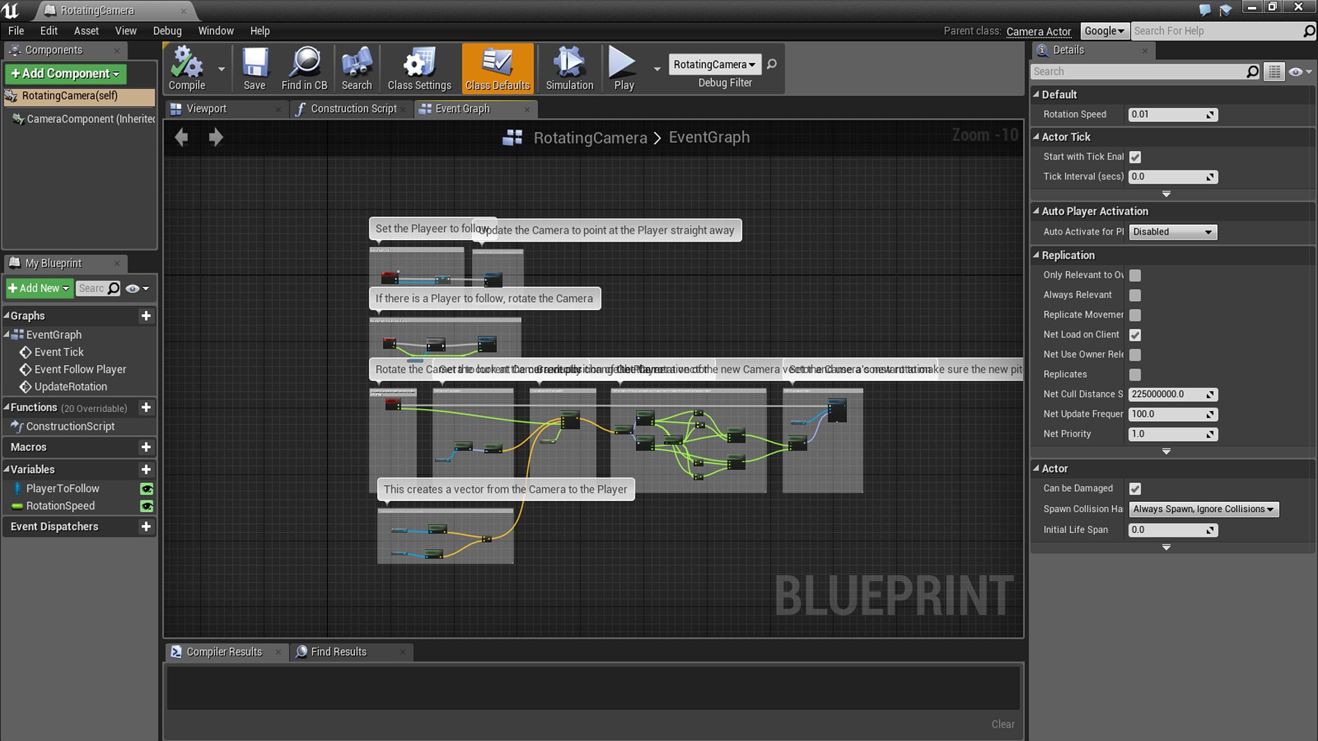 Classic Survival Horror Camera System In Blueprints UE Marketplace