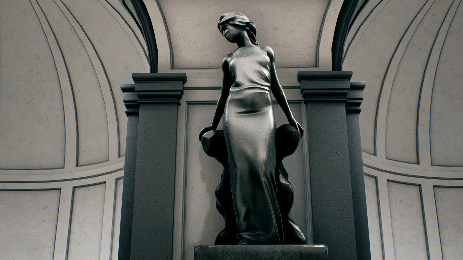 Classical Statues and Interiors in Props UE Marketplace