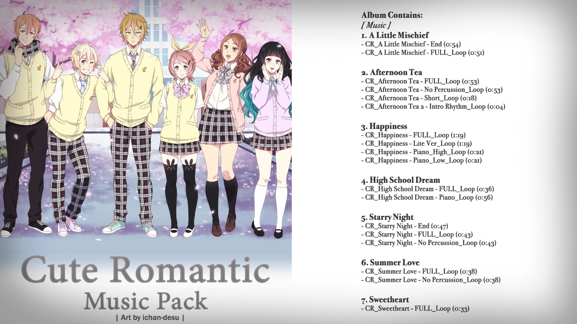 Cute Romantic Music Pack