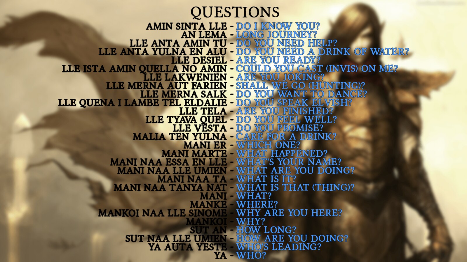 Elven Language Male Voice Pack in Sound Effects UE