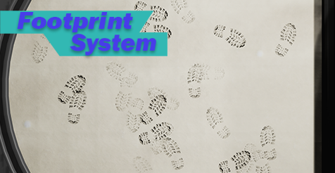 Footprint System in Blueprints - UE Marketplace