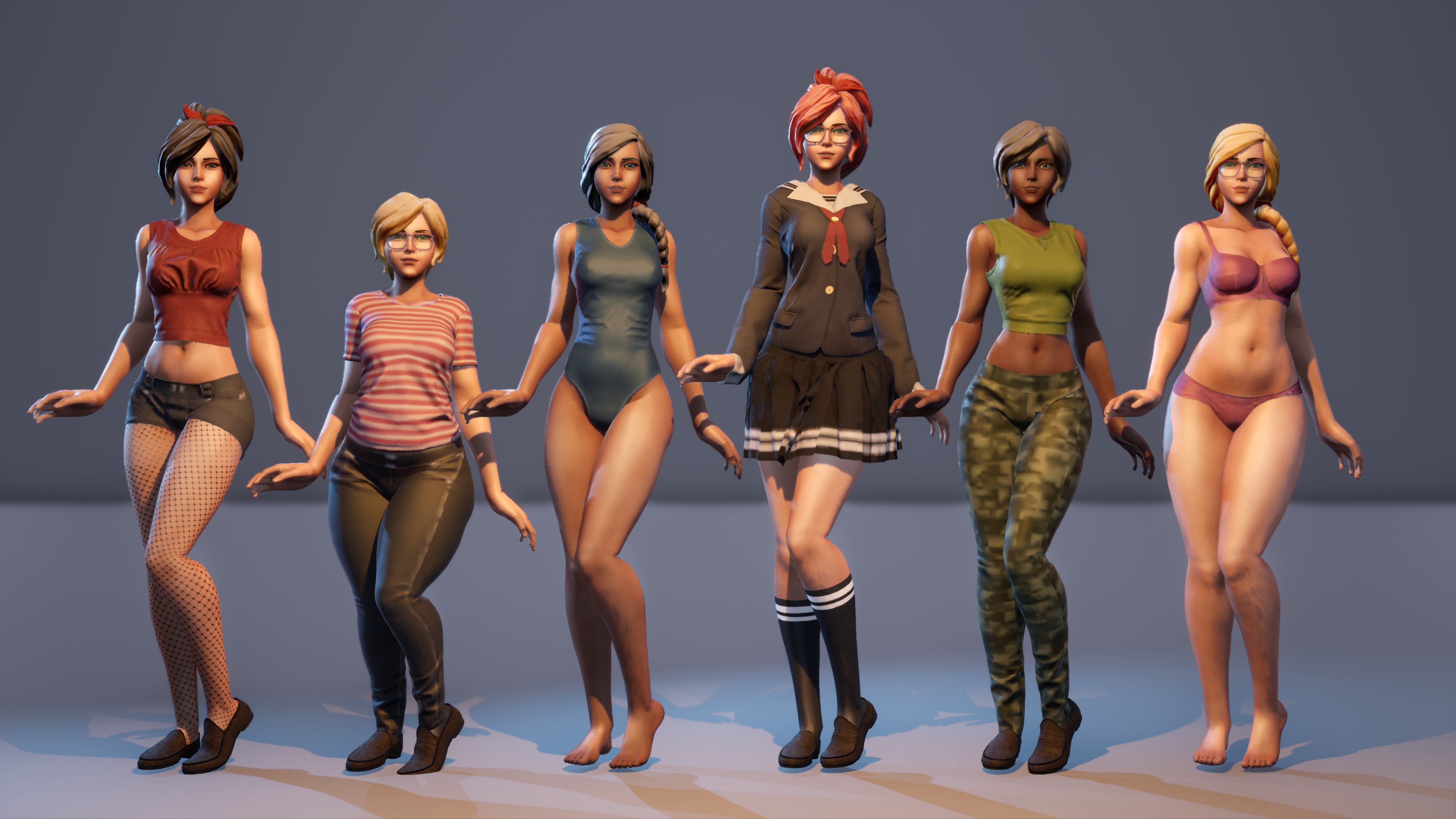 Gr Customizable Female 01 By Gustavo Rios In Characters