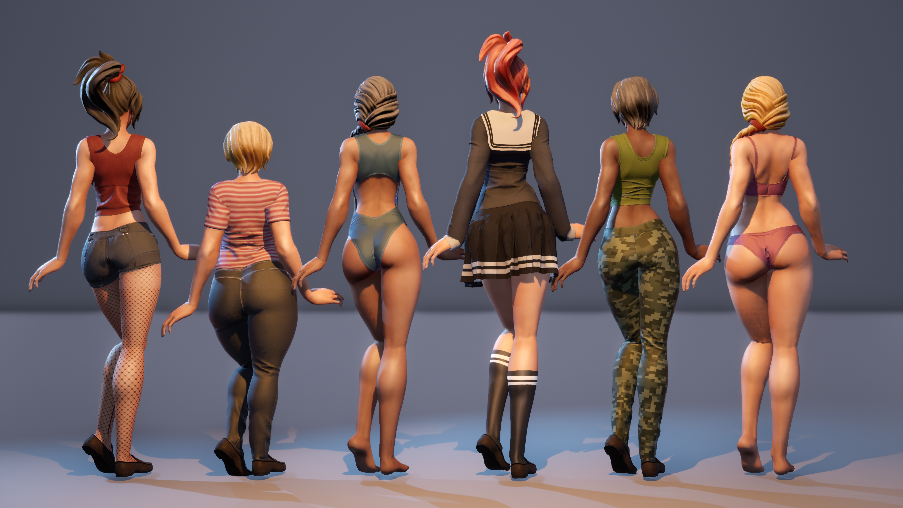 Gr Customizable Female 01 By Gustavo Rios In Characters Ue4 - gr customizab...