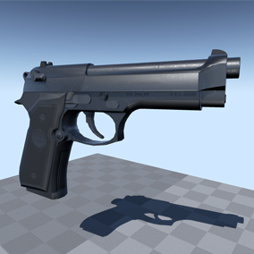 A set of modern realistic weapons including an Assault Rifle, Pistol, Shotgun, Sniper Rifle and Rocket Launcher.