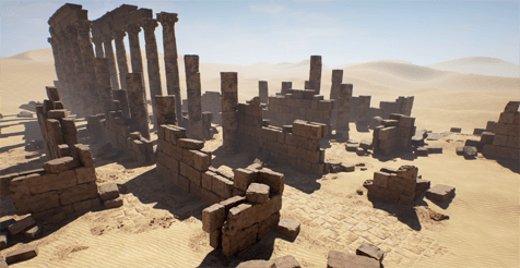 modular desert ruins cgmontreal 環境 ue4 マーケットプレイス