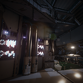 250 assets for creating your Sci-Fi interiors, PBR friendly.