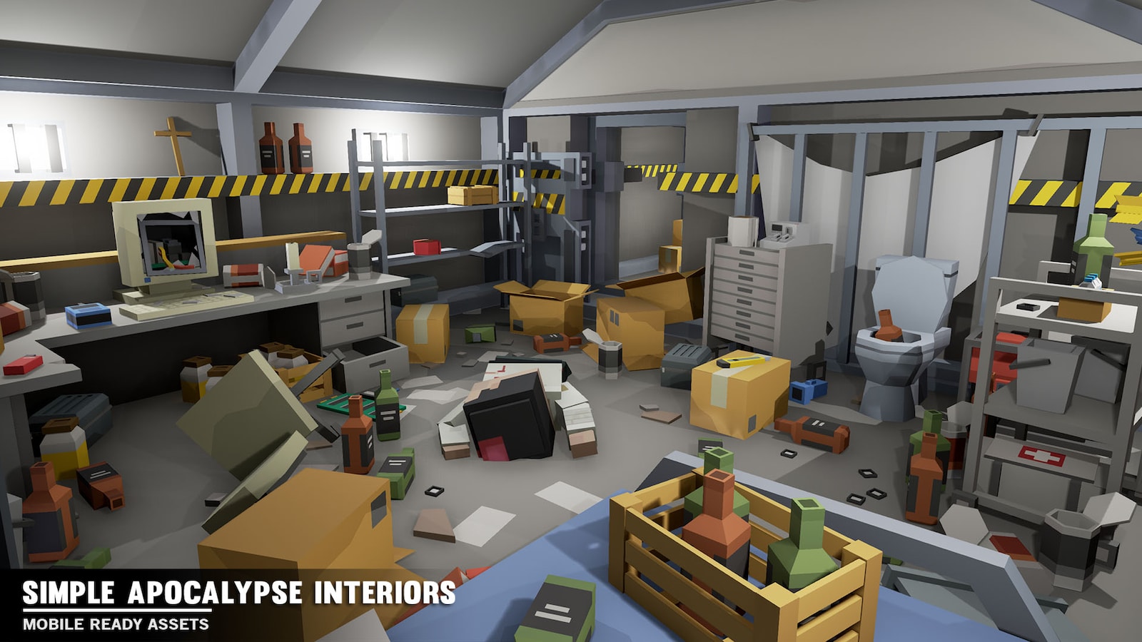 Simple Apocalypse Interiors in Environments - UE Marketplace