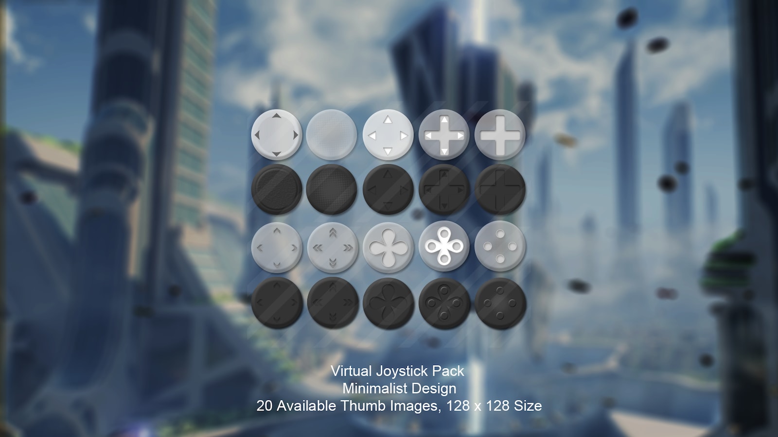 Virtual Joystick Minimalist Pack in 2D Assets UE Marketplace