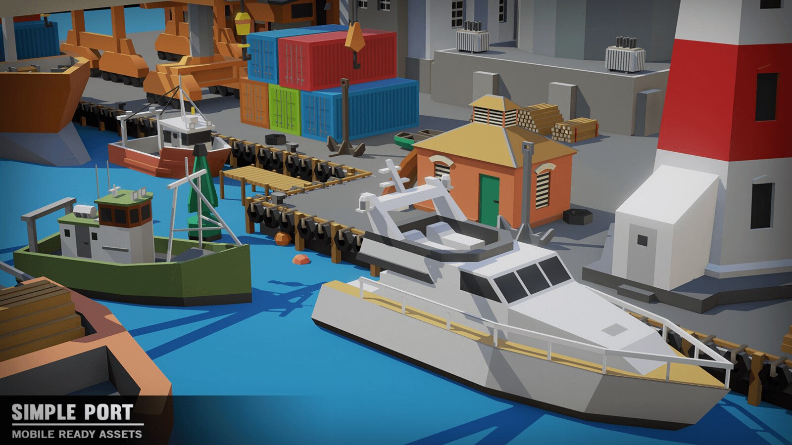 Simple Port, 카테고리 배경 - UE 마켓플레이스