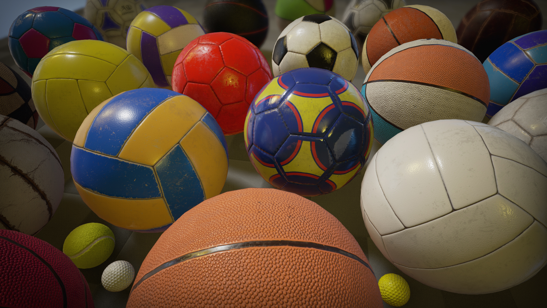 PBR Sport Balls Pack | Props