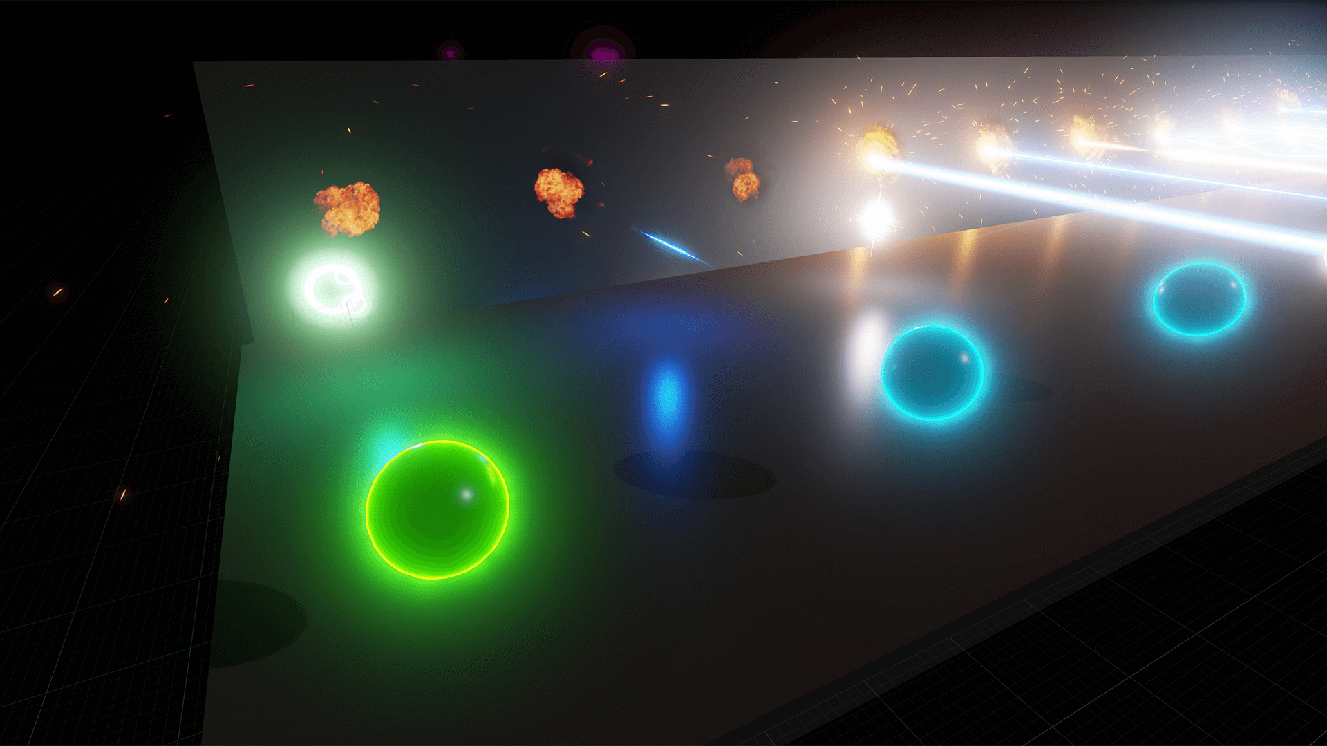 Beams and Lasers Pack by Construct Games in FX UE4 Marketplace