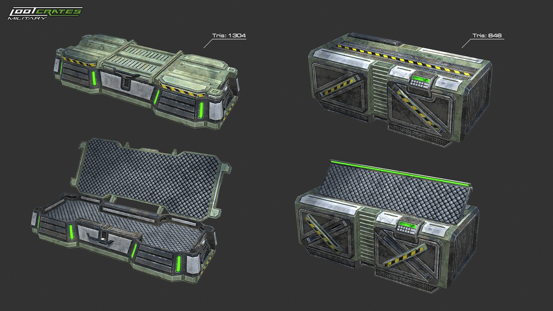 Loot Crates Military in Props UE Marketplace