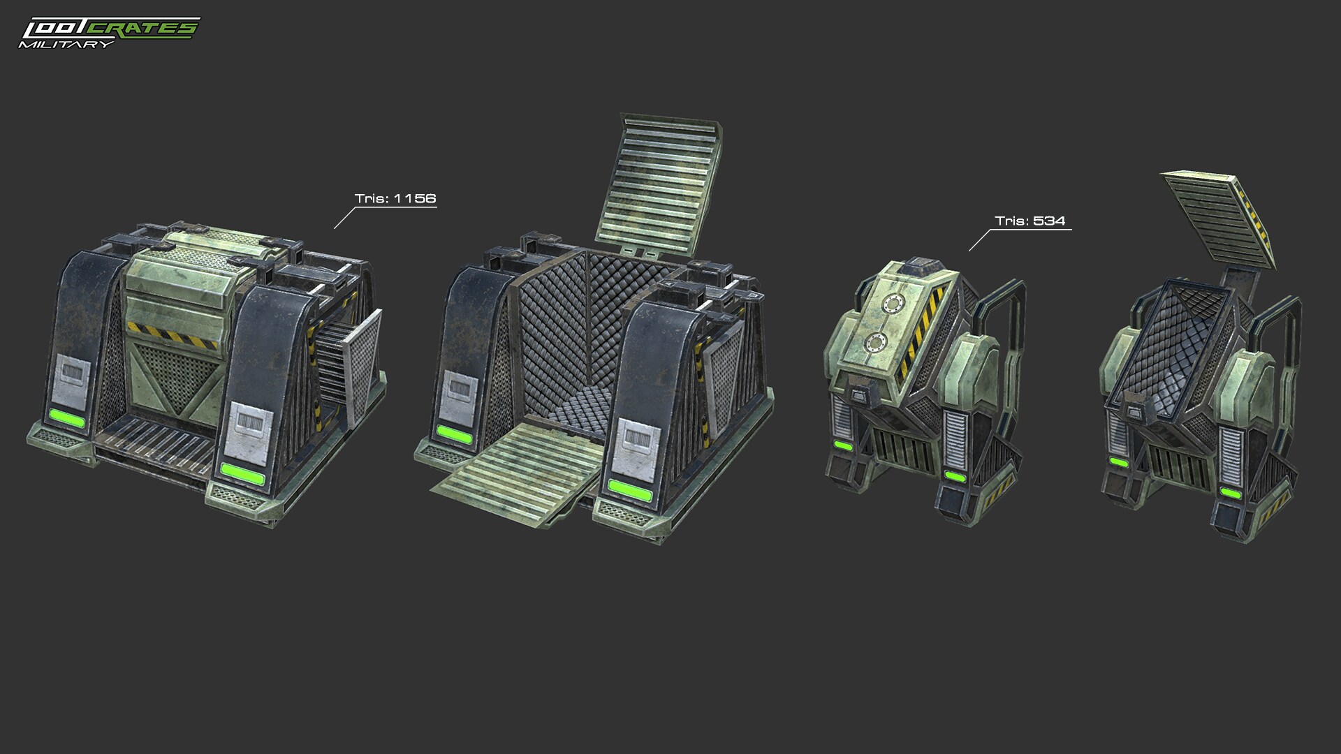 Loot Crates Military in Props UE Marketplace