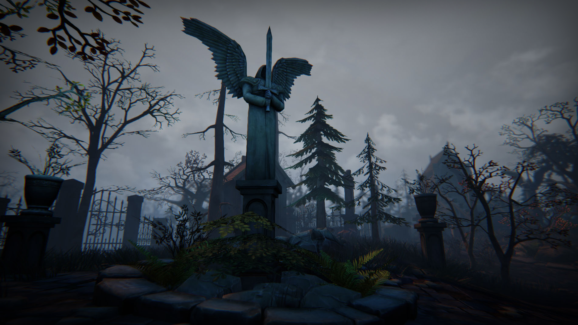 TopDown Graveyard by Manufactura K4 in Environments UE4 Marketplace