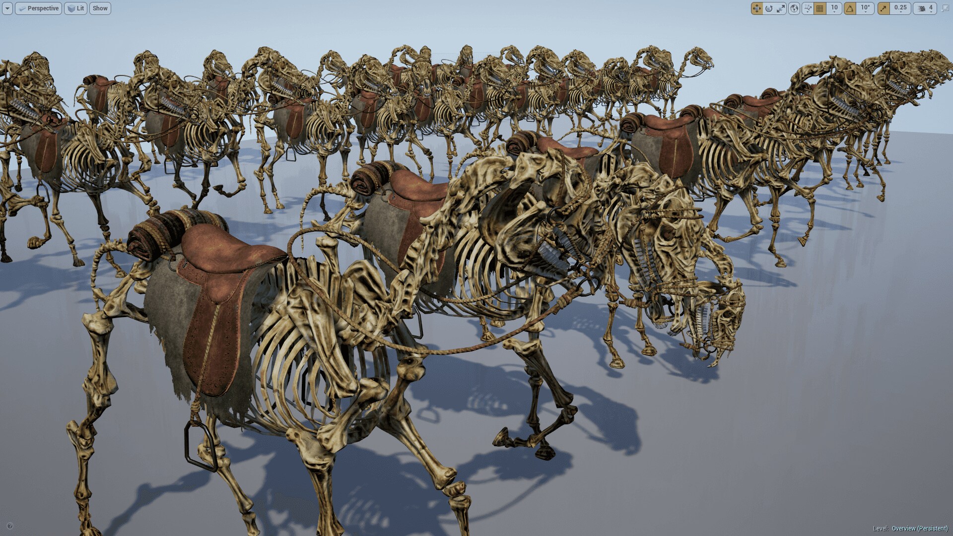 Skeletal Horse in Characters UE Marketplace
