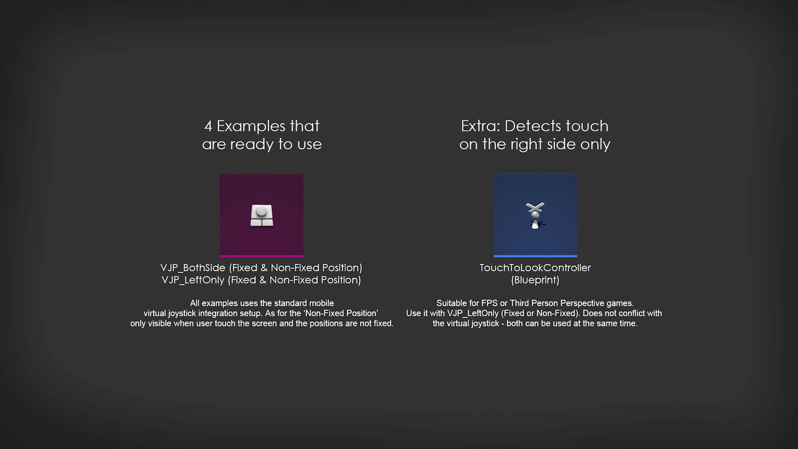Virtual Joystick Minimalist Pack in 2D Assets UE Marketplace